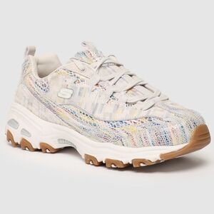 SKECHERS leather D LITES sneakers shoes 10